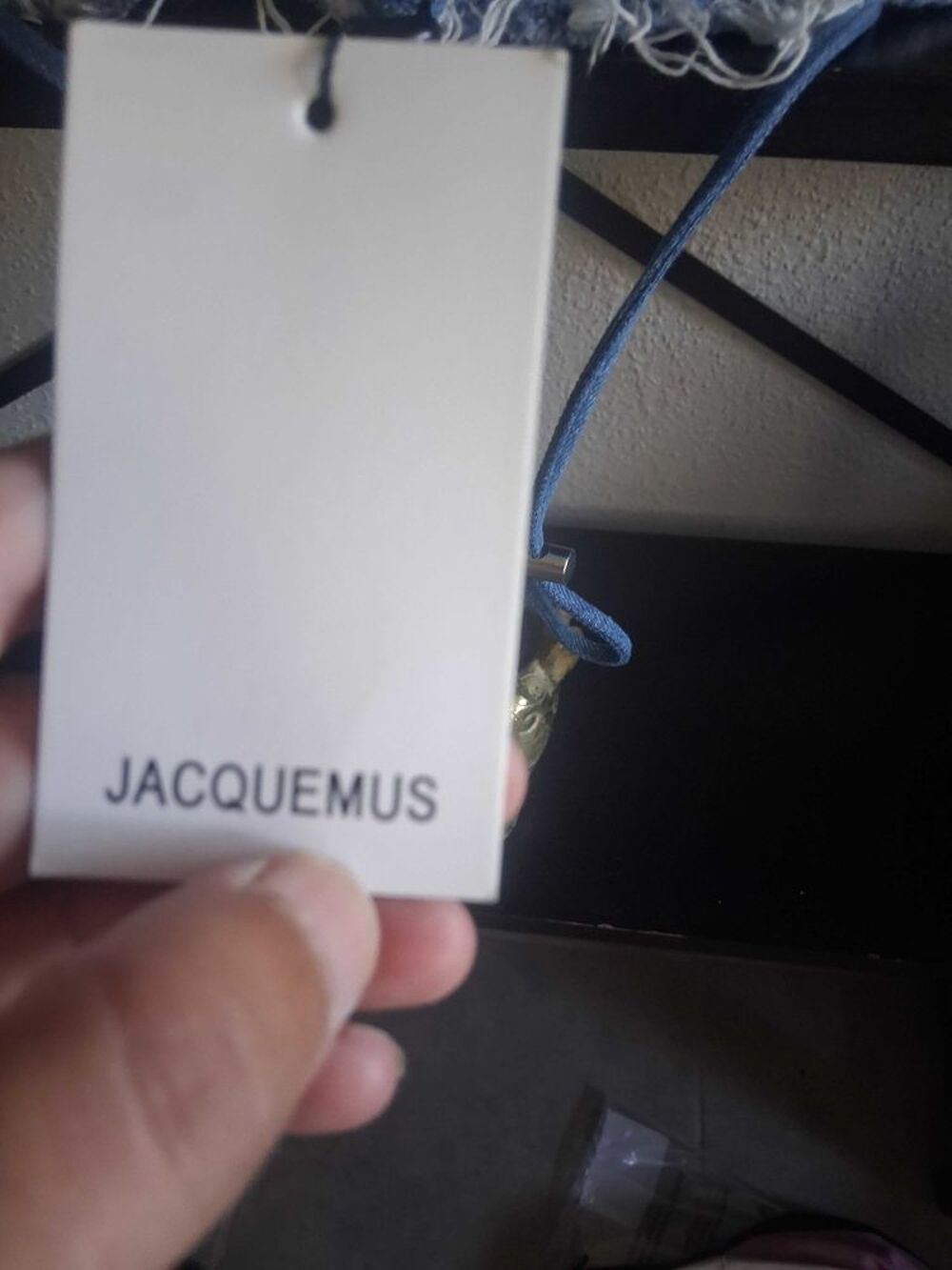 Bob jacquemus bleu jeans Maroquinerie