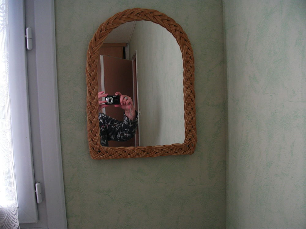 MIROIR ROTIN Décoration