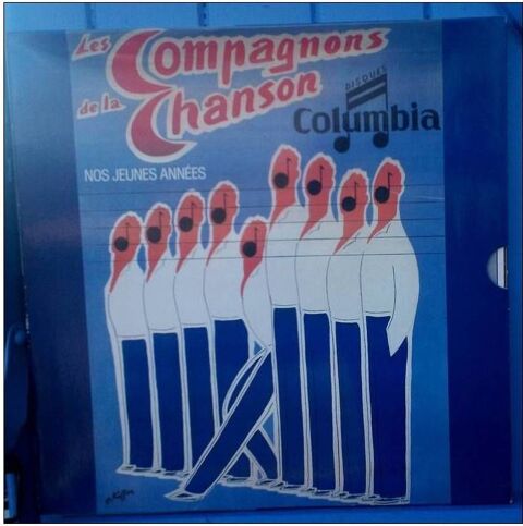 3 Vinyles 33 T Compagnons de la Chanson : Nos Jeunes Annes 12 Montauban (82)