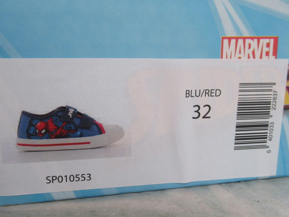 baskets MARVEL - SPIDERMAN - pointure 32 - NEUFS Chaussures