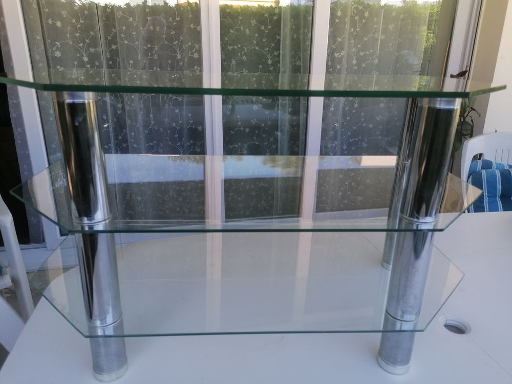 meuble support en verre Meubles