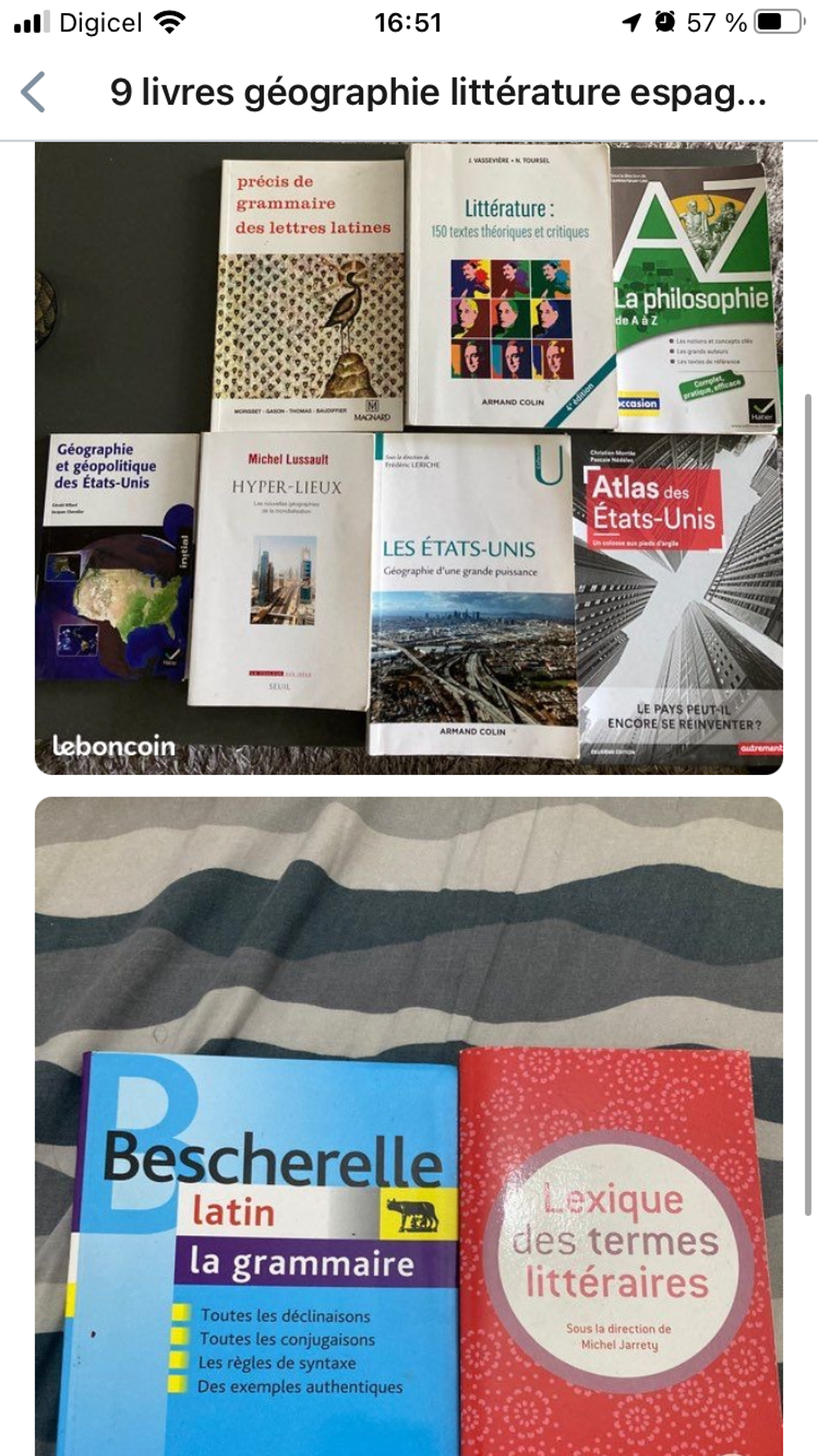 Neuf Livres pour &eacute;tudiants 19 euros et 9 euros Livres et BD