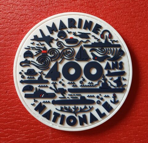 Patch PVC 3 D 400 ans de la marine nationale Metz (57)
