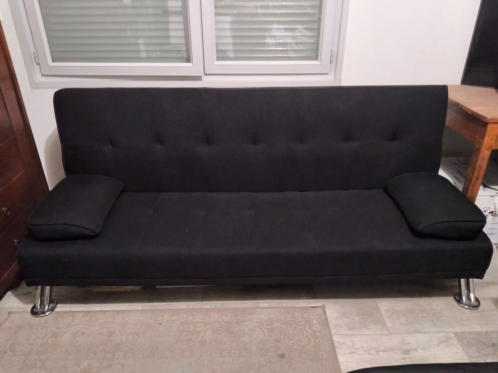 Banquette Clic-clac noire Meubles
