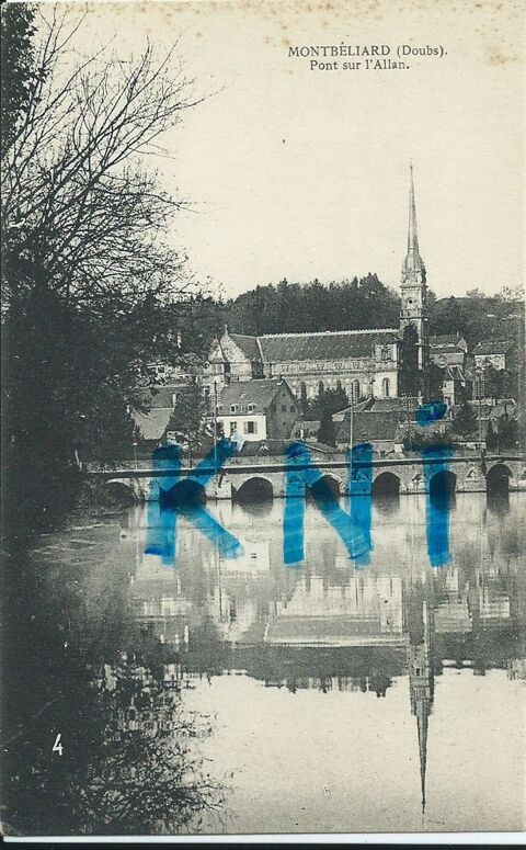 cpa  Montb�liard ,le pont , 25 4 Tours (37)