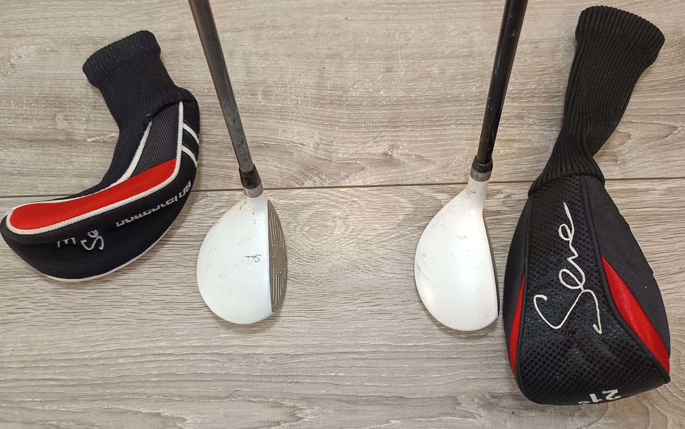 2 Bois Hybride de Golf S&egrave;ve Major 18&deg;&amp;21&deg; en Graphite Homme Sports