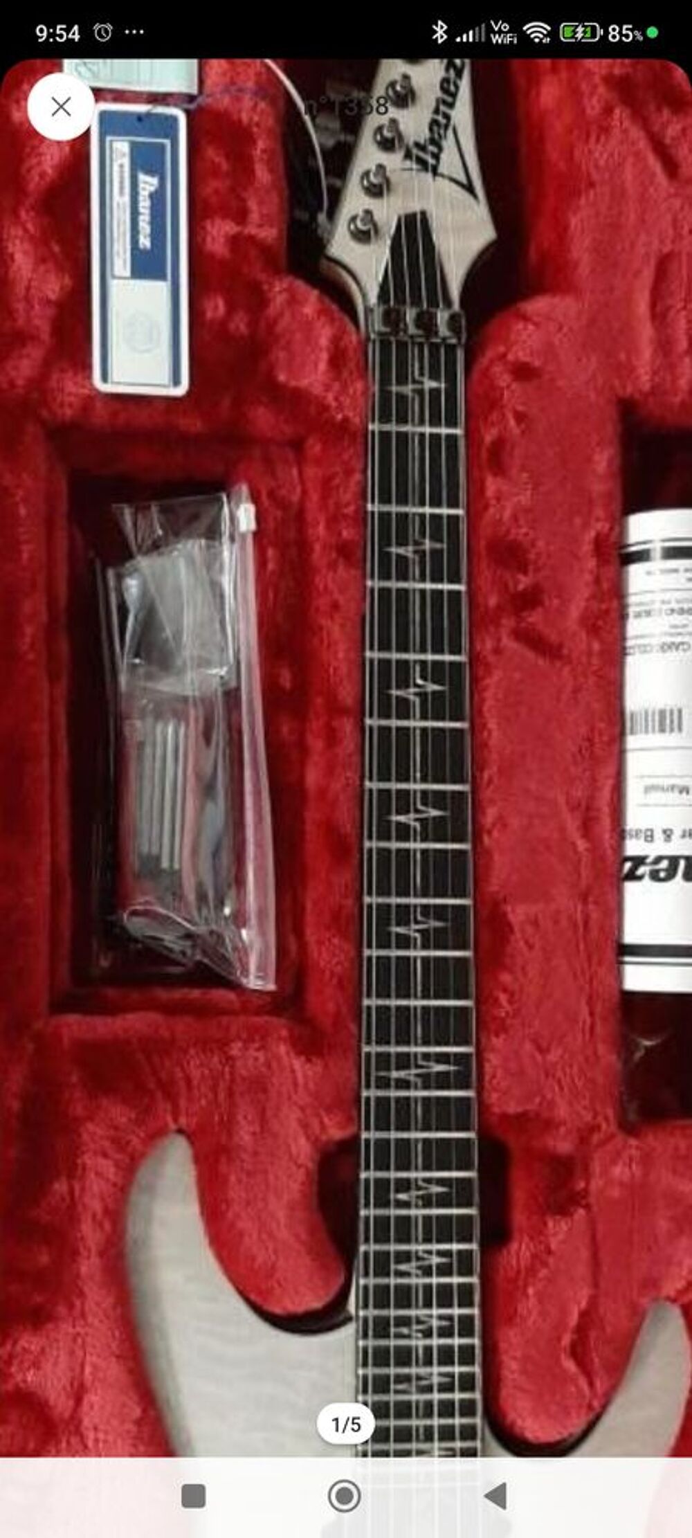 Guitare &eacute;lectrique Ibanez jivax2 ghost signature 100% neuve Instruments de musique