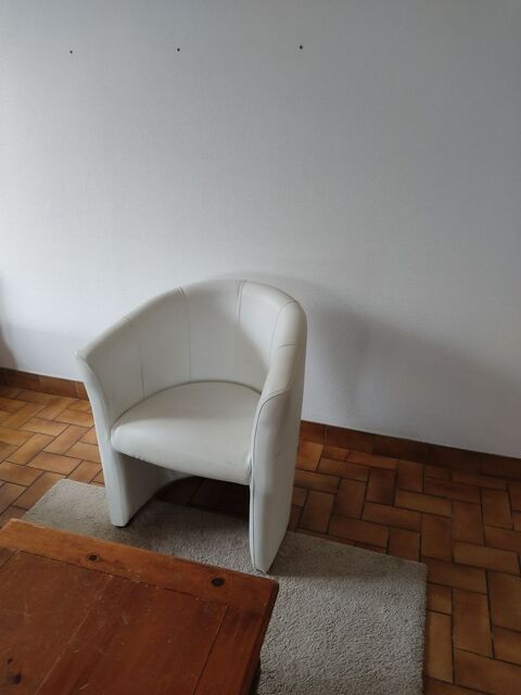 Pouf blanc 20 Cesson-S�vign� (35)