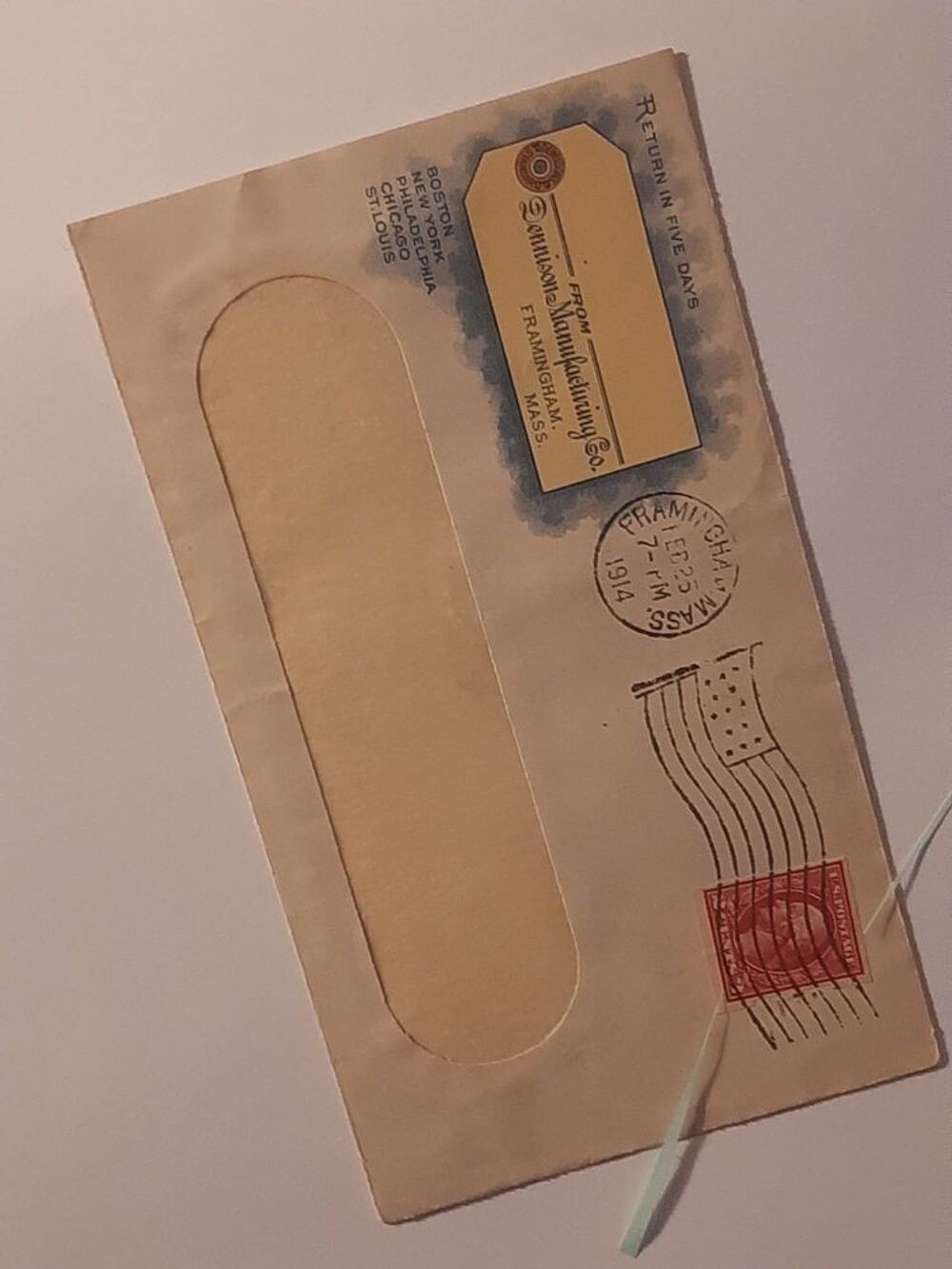 Tembres enveloppe encen Top tr&egrave;s rare. 