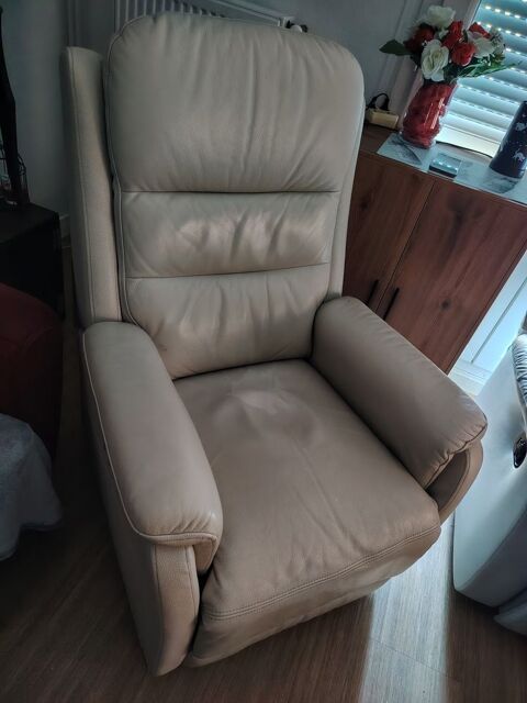 Fauteuil cuir électrique 130 Montville (76)
