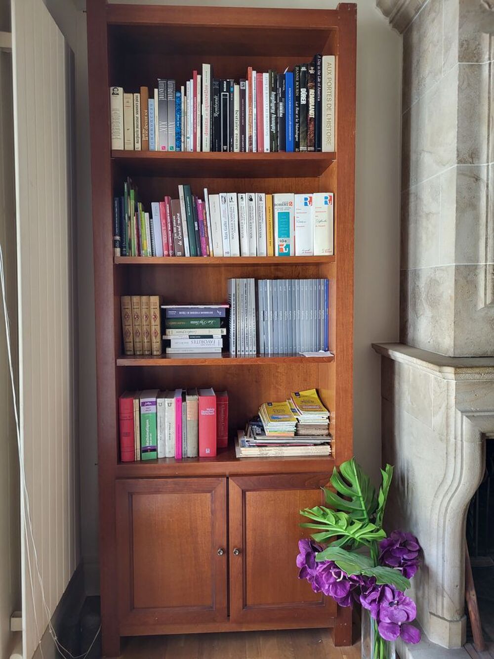 Biblioth&egrave;que avec placard Meubles