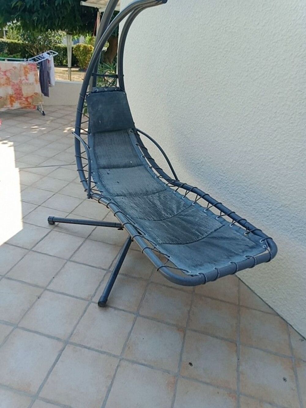 Un bain de soleil transat suspendu Jardin