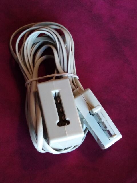 Rallonge téléphonique mâle / femelle longueur 5 mètres 5 Avermes (03)