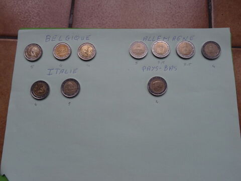 pièces de 2 euros commémorative EU 3 Merville (59)