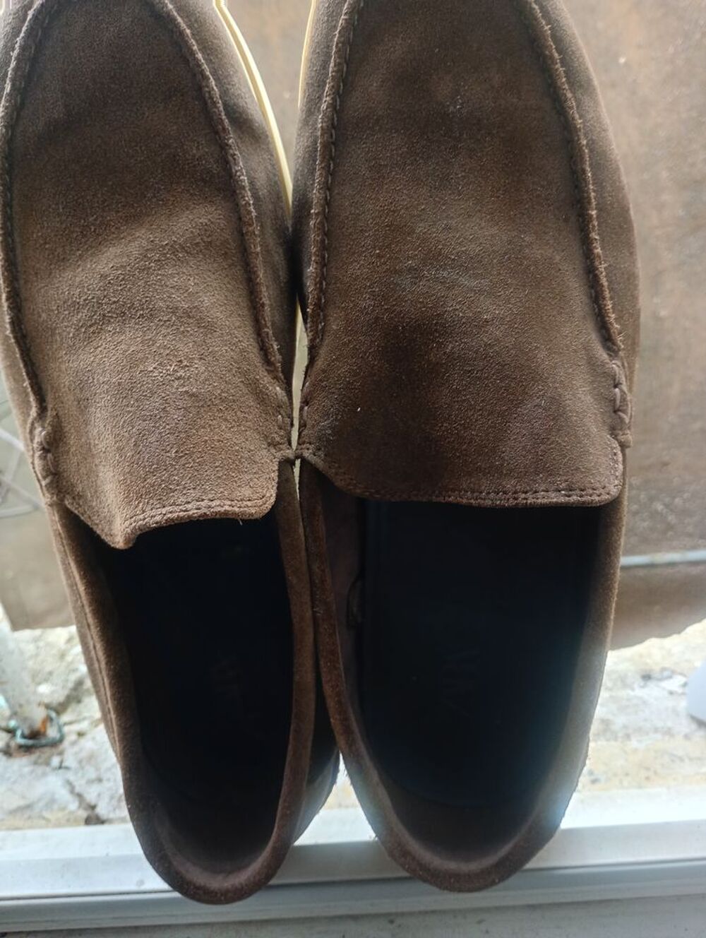 Chaussures mocassins marron homme Zara Chaussures
