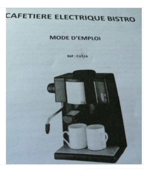 CAFETIERE ELECTRIQUE  BISTRO  25 Neuilly-sur-Seine (92)