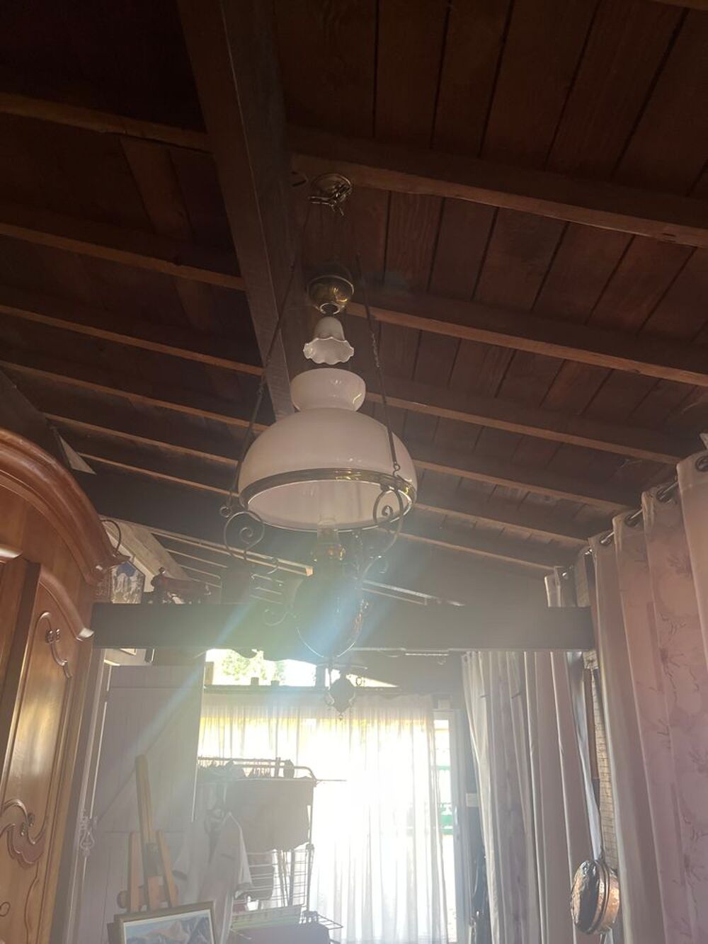 Lustres anciens &eacute;lectrifi&eacute;s Décoration