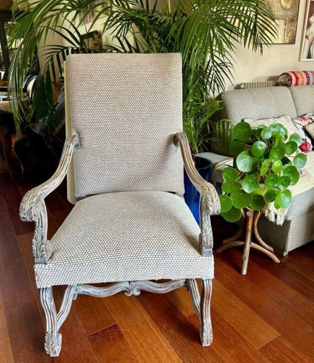 Fauteuil beige confortable Meubles