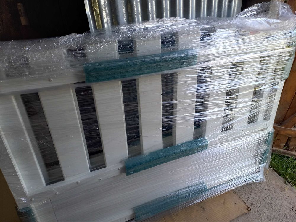 Portail battant en PVC Bricolage