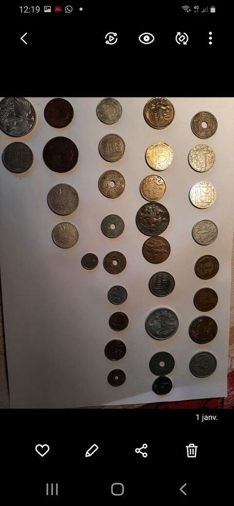 pieces de monnaie 80 Ingersheim (68)