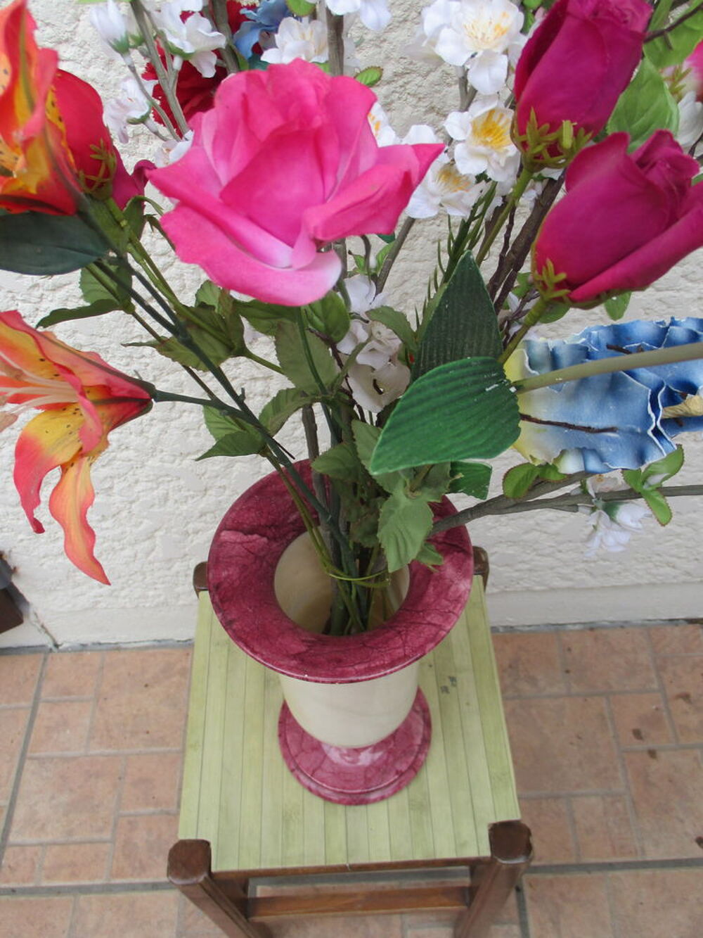 Vase ou pot &agrave; fleurs Dcoration