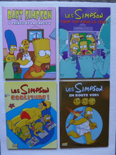 bandes dessinées LES SIMPSONS 4 Lyon 8 (69)