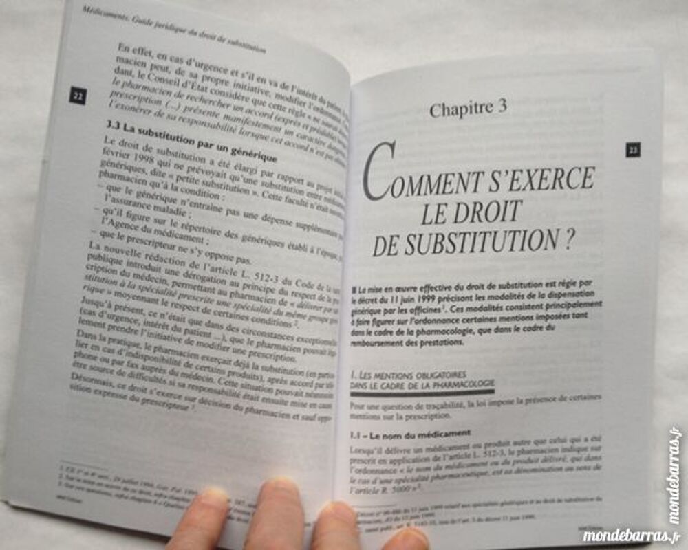 Guide juridique du droit de substitution Livres et BD
