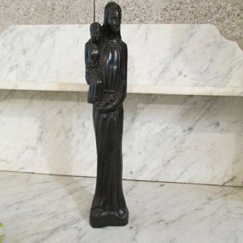 Statuette, la femme et l'enfant en ébène 30 Castres (81)