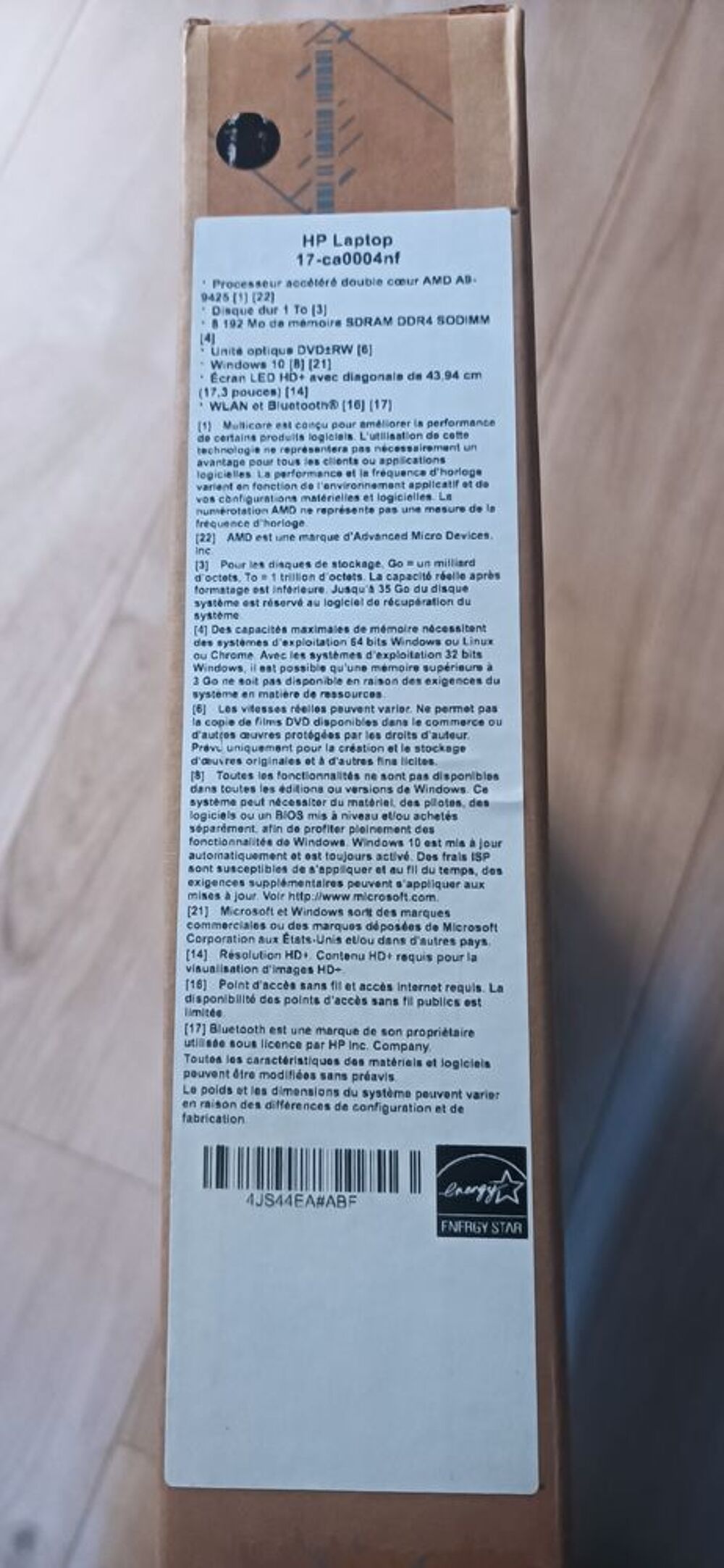 Ordinateur portable HP neuf 
17 pouces Matériel informatique