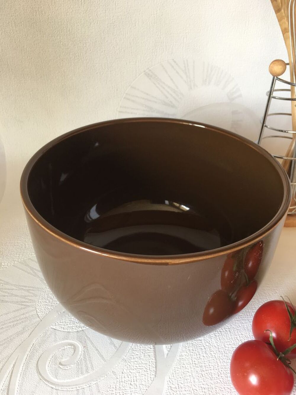 beau Saladier c&eacute;ramique de marque Rosenthal Décoration