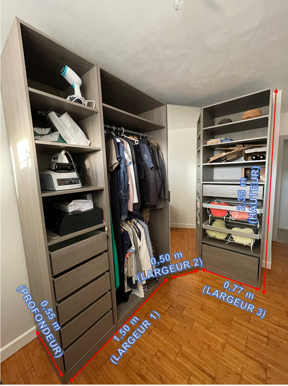 Dressing d'angle neuf Meubles