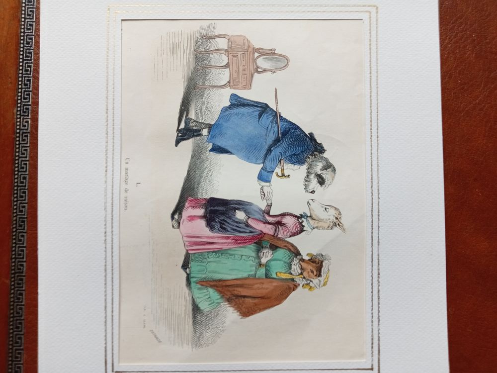 65 GRAVURES DE GRANVILLE LES METAMORPHOSES DU JOUR 
