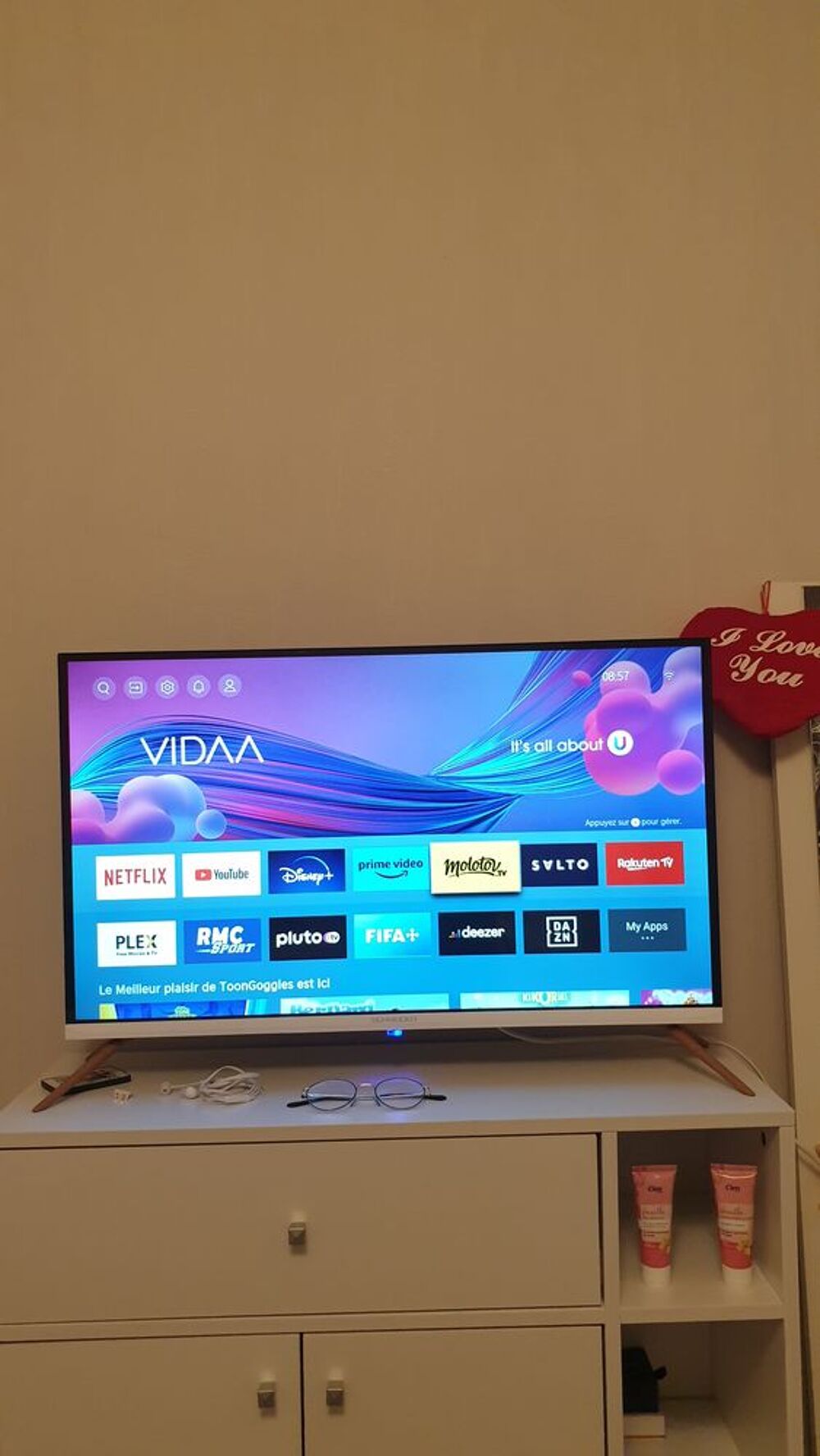 Smart tv schneider 81 cm etat neuve Photos/Video/TV