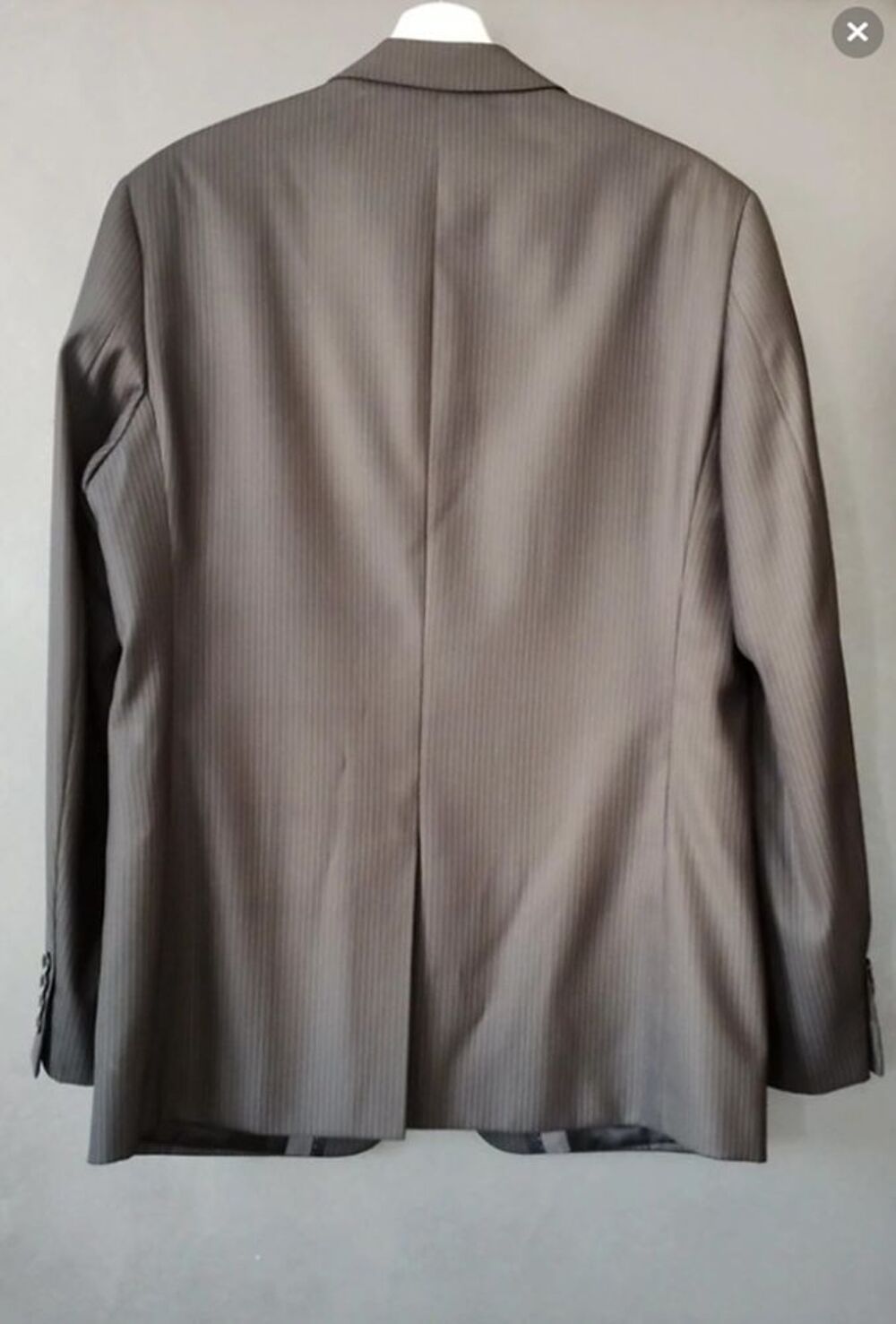 Veste de Costume Grise &agrave; Rayures > T50 Vêtements