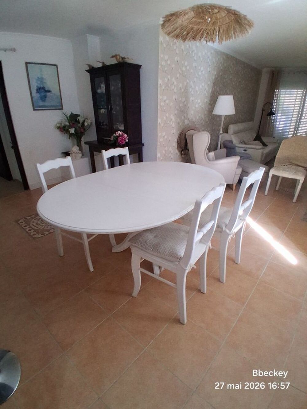 table Interior's et ses 4 chaises Meubles