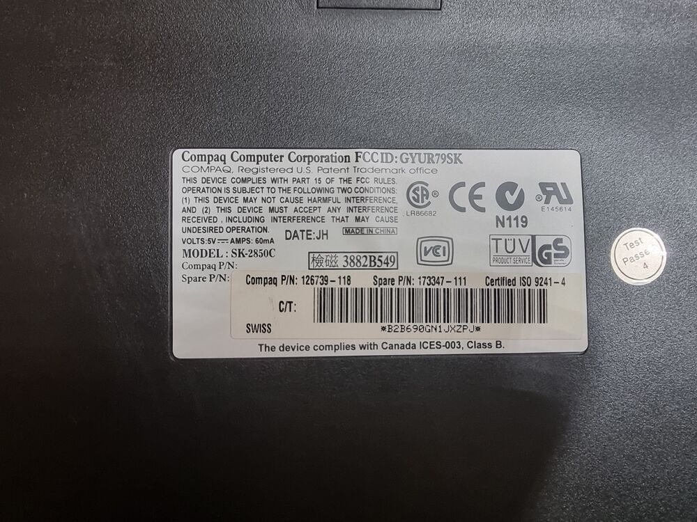 Clavier d'ordinateur PC Compaq Matériel informatique