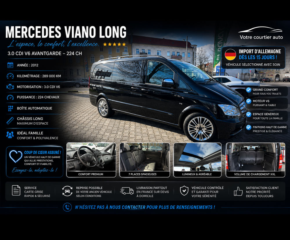 Viano 2012 occasion 18000 Bourges