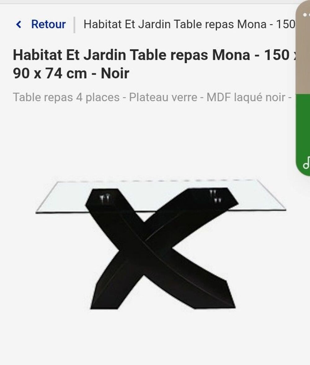 Table de repas Meubles