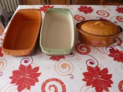 Plat en terre cuite cuisine TV recette viande poisson maison 9 F�ves (57)