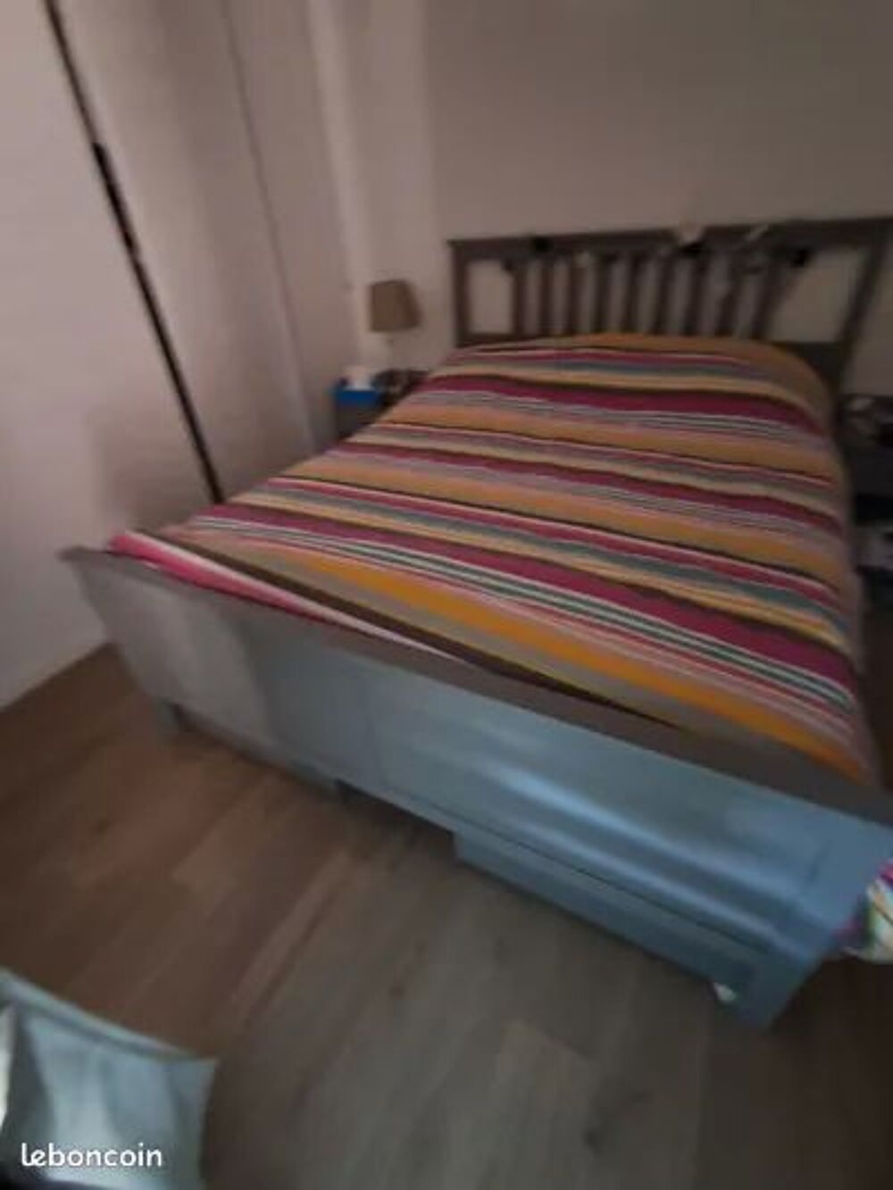 Chambre 160x200 hemmes et matelas Emma tr&egrave;s bon &eacute;tat Meubles