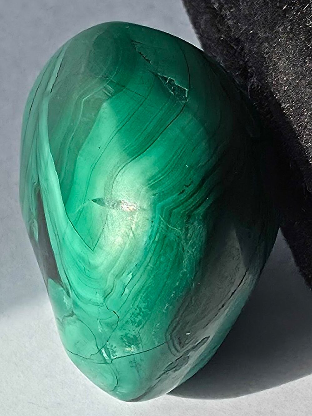 Pierre de Malachite Naturelle du Katanga-Collection &amp; Lithoth&eacute;rapie 
