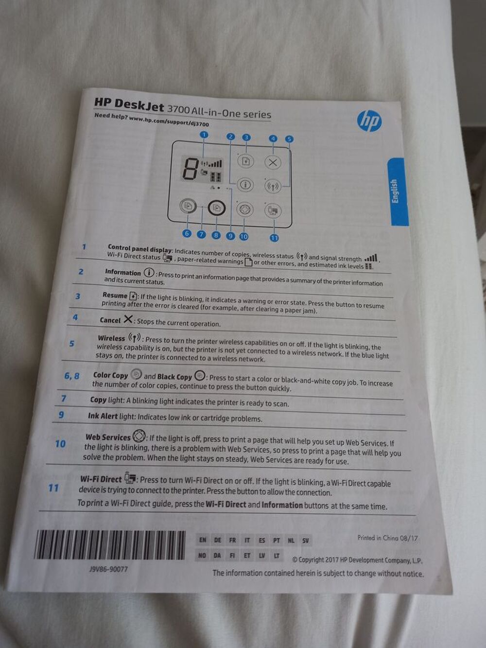 Imprimante HP deskjet 3700 Matériel informatique