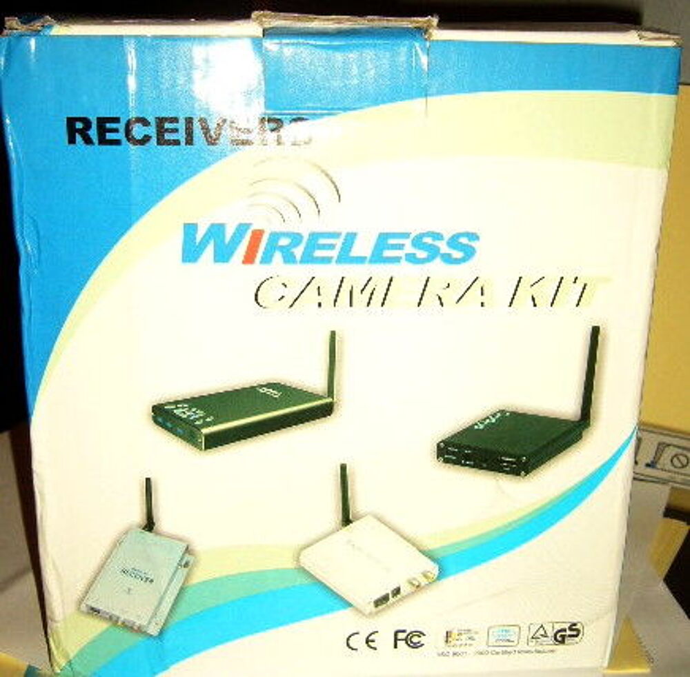 r&eacute;cepteur radio AV wireless camera kit 1,2 Photos/Video/TV