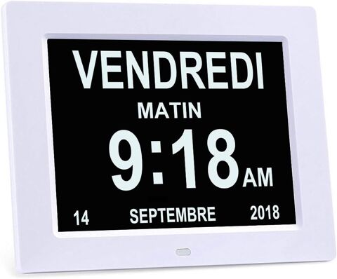Horloge Numérique 8  LCD avec Date, Jour et Heure 48 Avion (62)