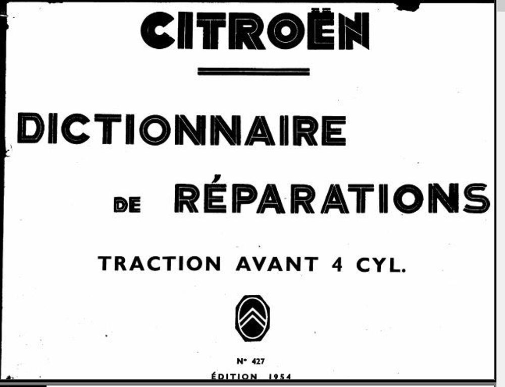 Manuels d'atelier Citro&euml;n traction 7 11 15 Livres et BD