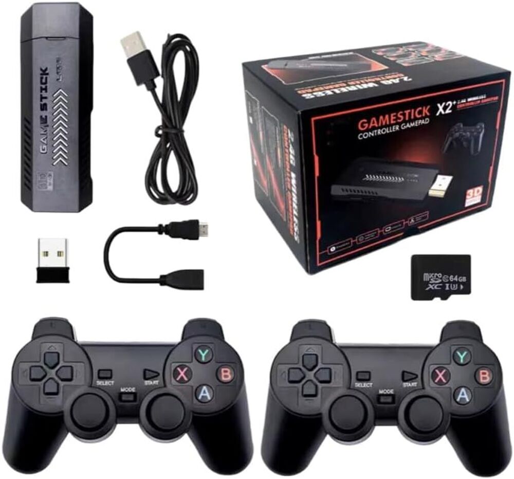 Console r&eacute;trogaming Game Stick X2 Plus Consoles et jeux vidéos