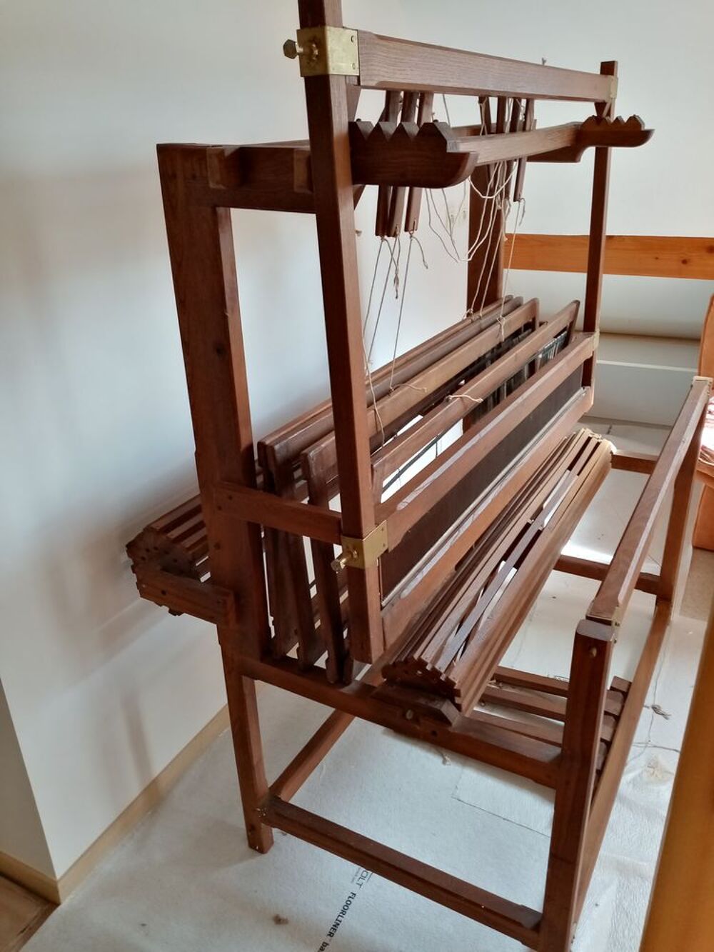 M&eacute;tier &agrave; Tisser Traditionnel en Bois Bricolage