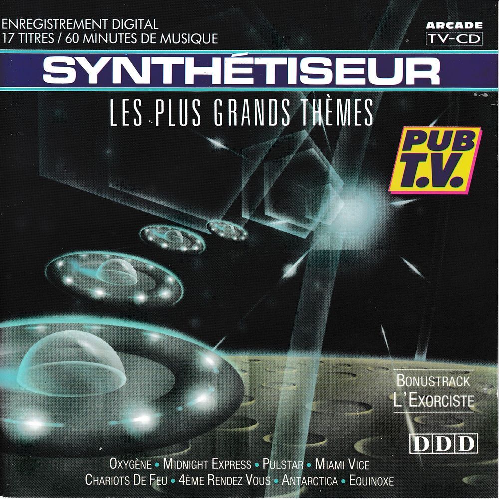 CD Synth&eacute;tiseur Les Plus Grands Th&egrave;mes Compilation CD et vinyles