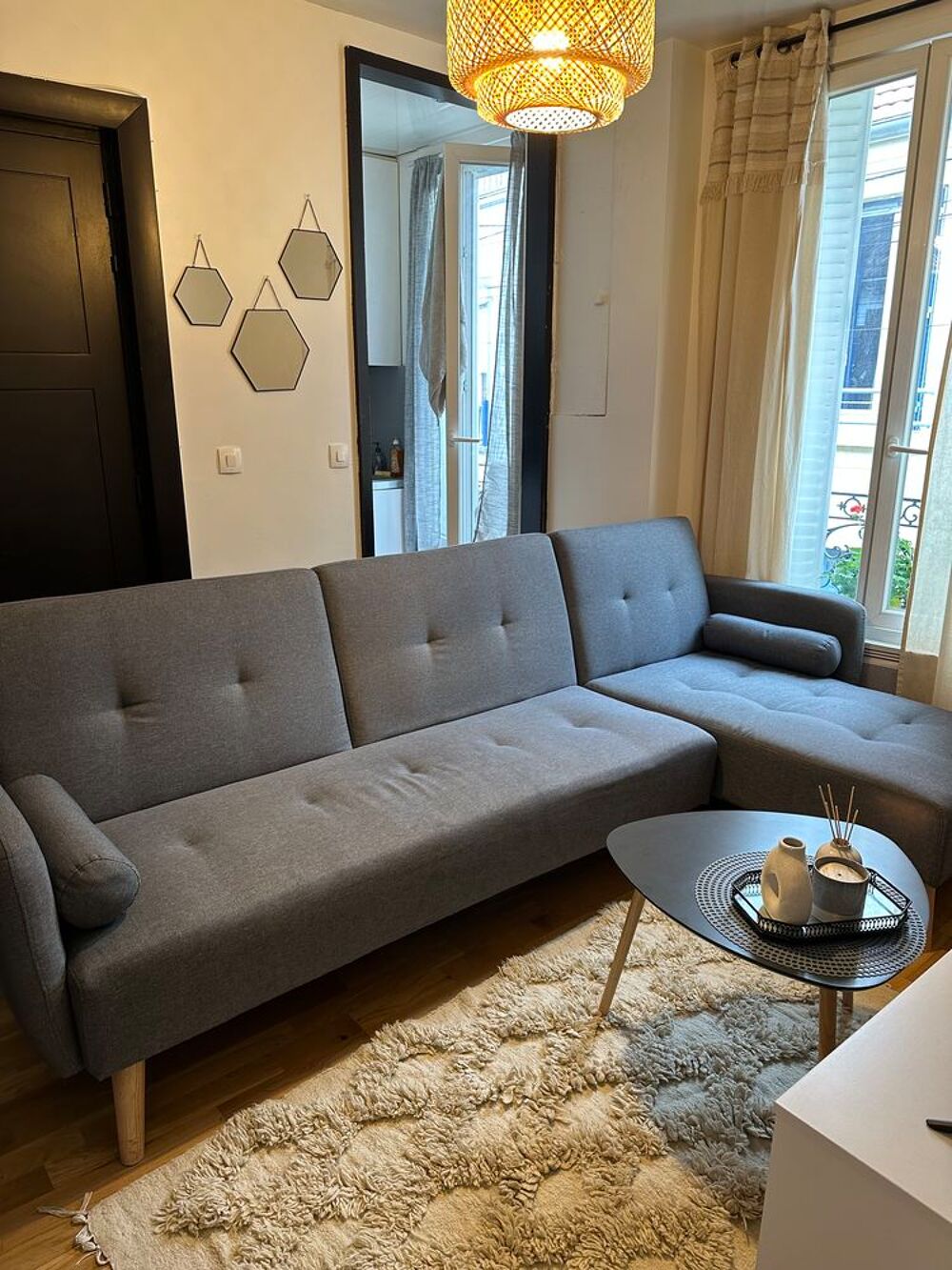 Canap&eacute; convertible scandinave 3 places Meubles