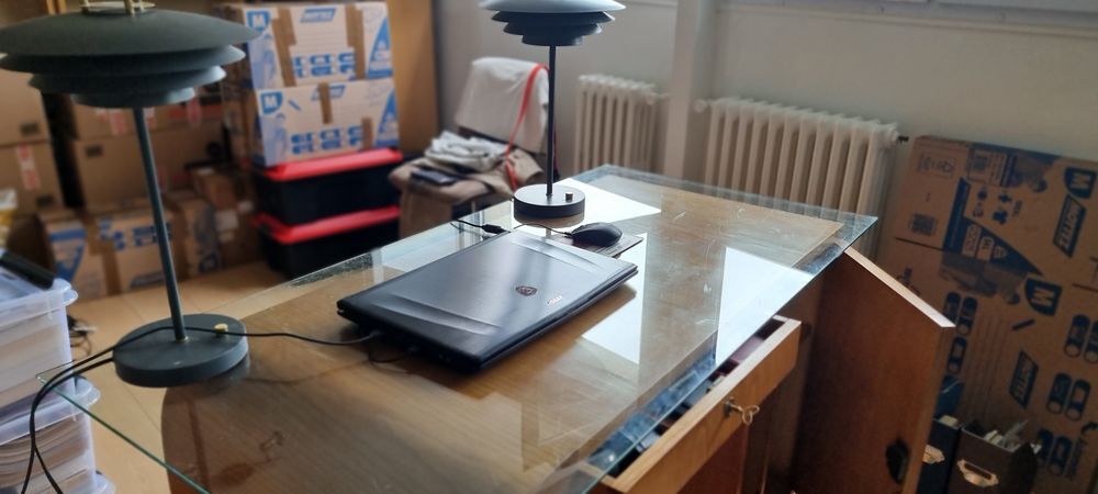 Rare: &eacute;l&eacute;gant bureau vintage des ann&eacute;es 30/50 Meubles
